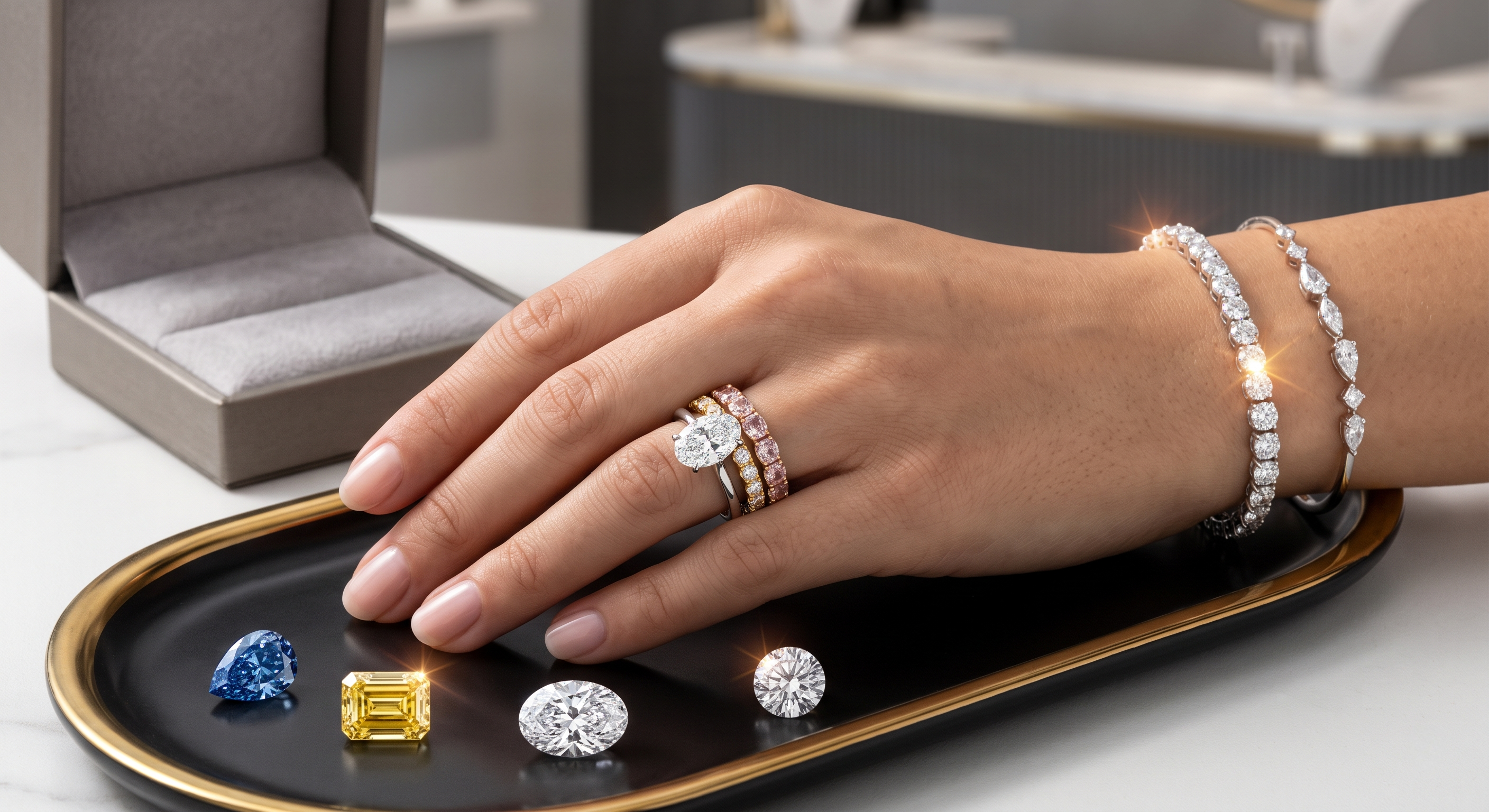High-Fashion Sparkle: Why Fancy Cuts and Colored Lab Diamonds Are Taking Over