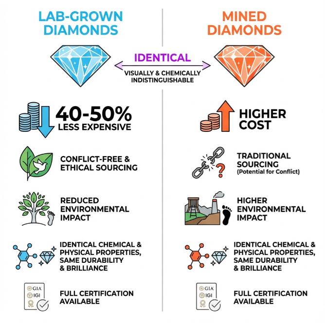 Unshackle Your Budget: Why Smart Buyers Are Choosing Lab-Grown Diamonds