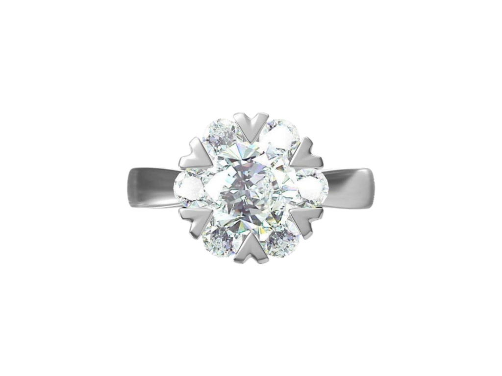 Anello Cyre-The Linked Hearts (Diamante Lab-Grown)
