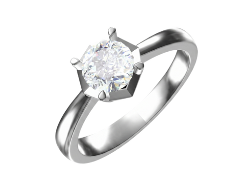 Anello Cyre-The Crystal (Diamante Lab-Grown)