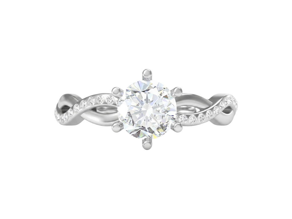 Anello Cyre-The Entwined (Diamante Lab-Grown)