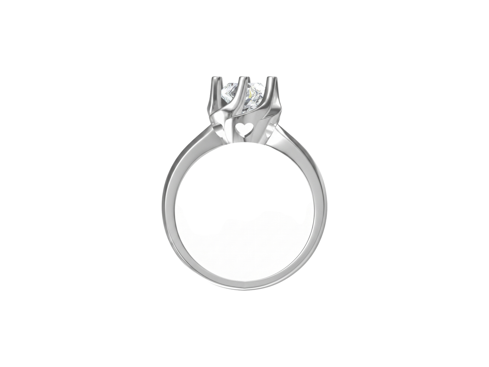 Anello Cyre-The Layered Leaf (Diamante Lab-Grown)