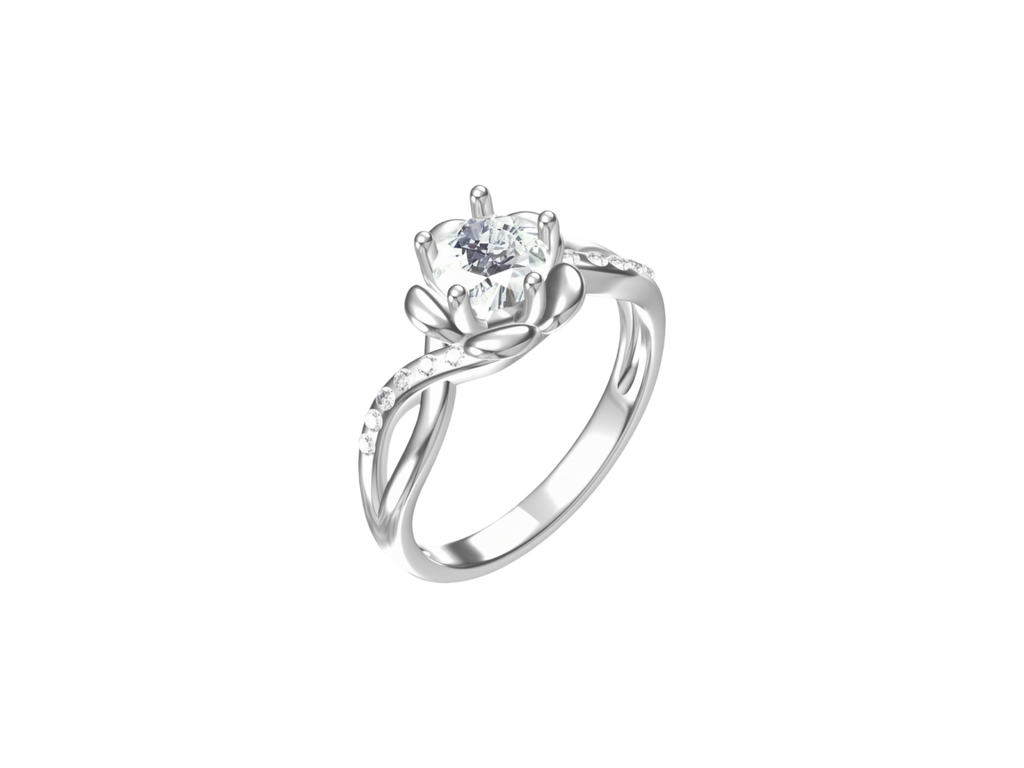 Anello Cyre-The Vortex (Diamante Lab-Grown)