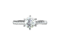 The Light  lab-grown diamond ring in 18K White Gold — Cyrediamond