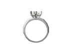 The Cog lab-grown diamond ring side view — Cyrediamond