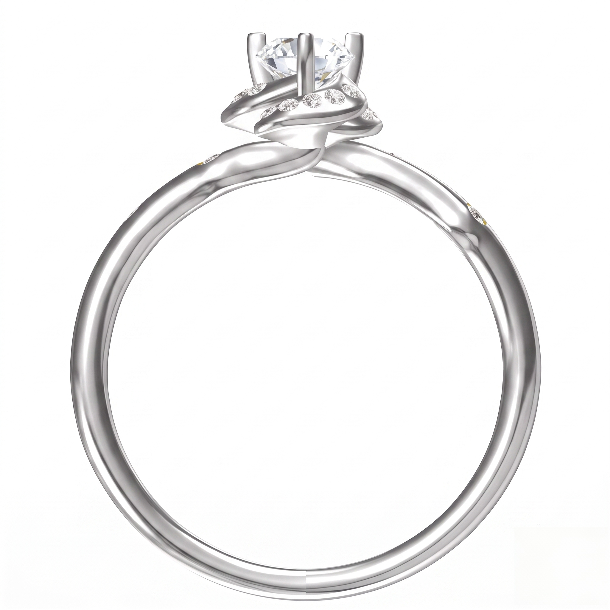 Anello Fantasia Sophia Oro Rosa Diamante