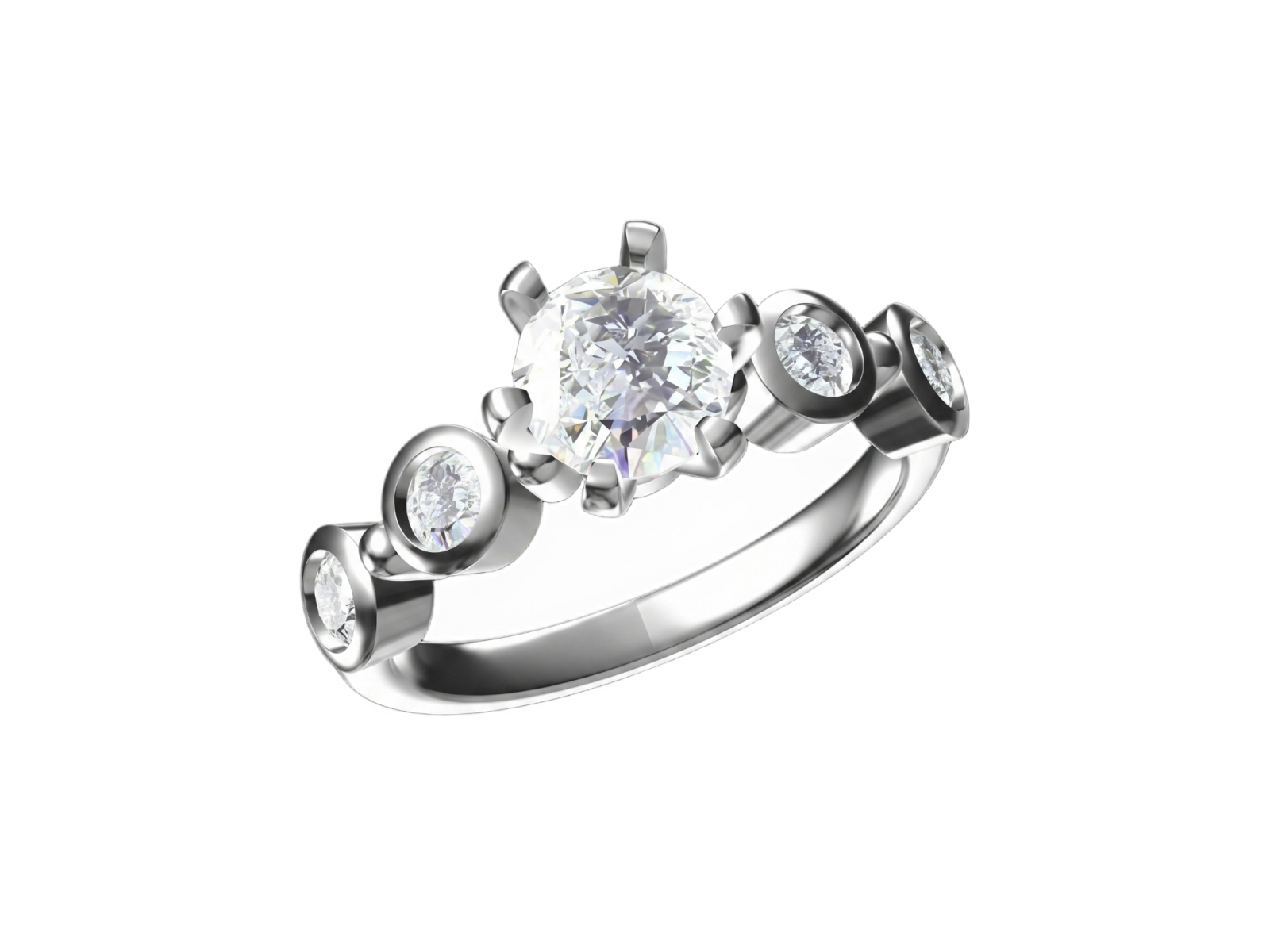 Anello Cyre-The Guiding Star (Diamante Lab-Grown)