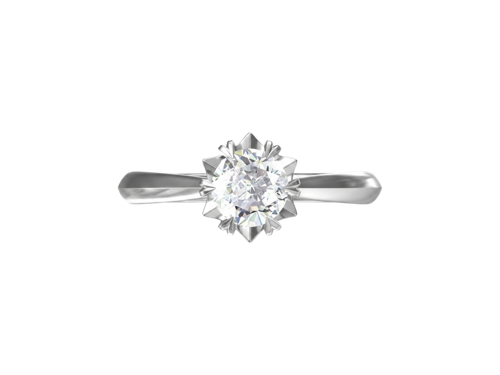 Anello Cyre-The Enfolded Heart (Diamante Lab-Grown)
