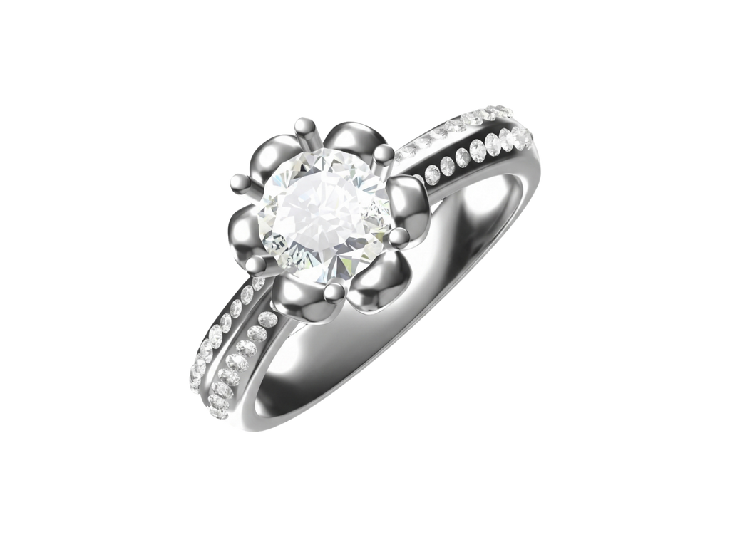 Anello Cyre-The Embrace (Diamante Lab-Grown)