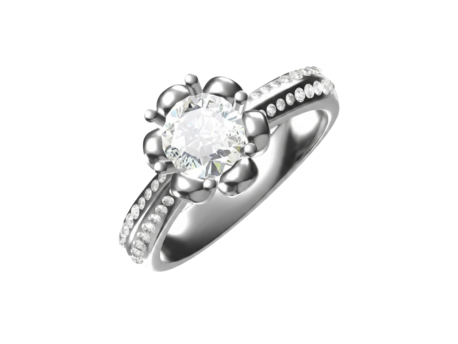 Anello Cyre-The Embrace (Diamante Lab-Grown)