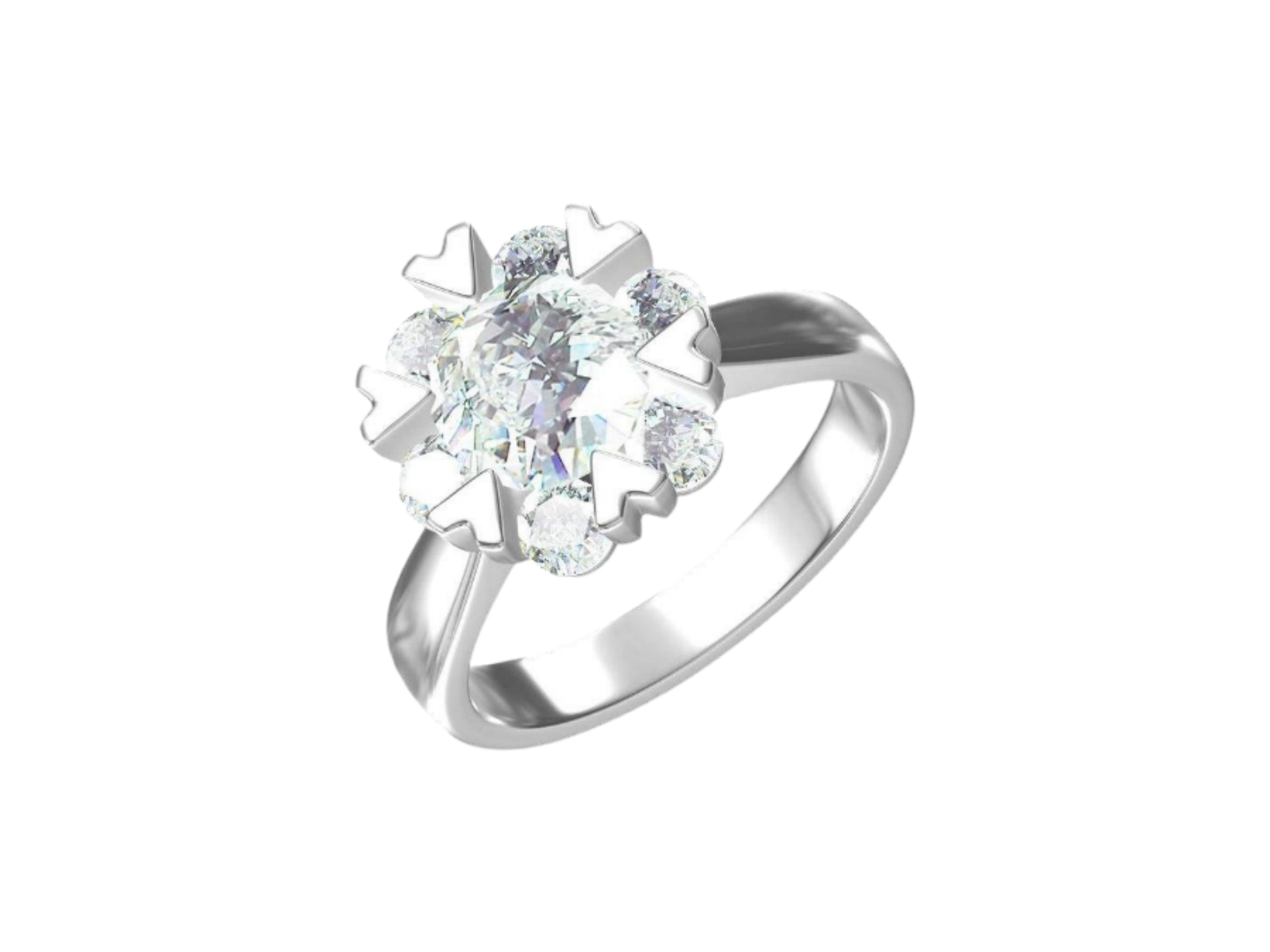 Anello Cyre-The Linked Hearts (Diamante Lab-Grown)