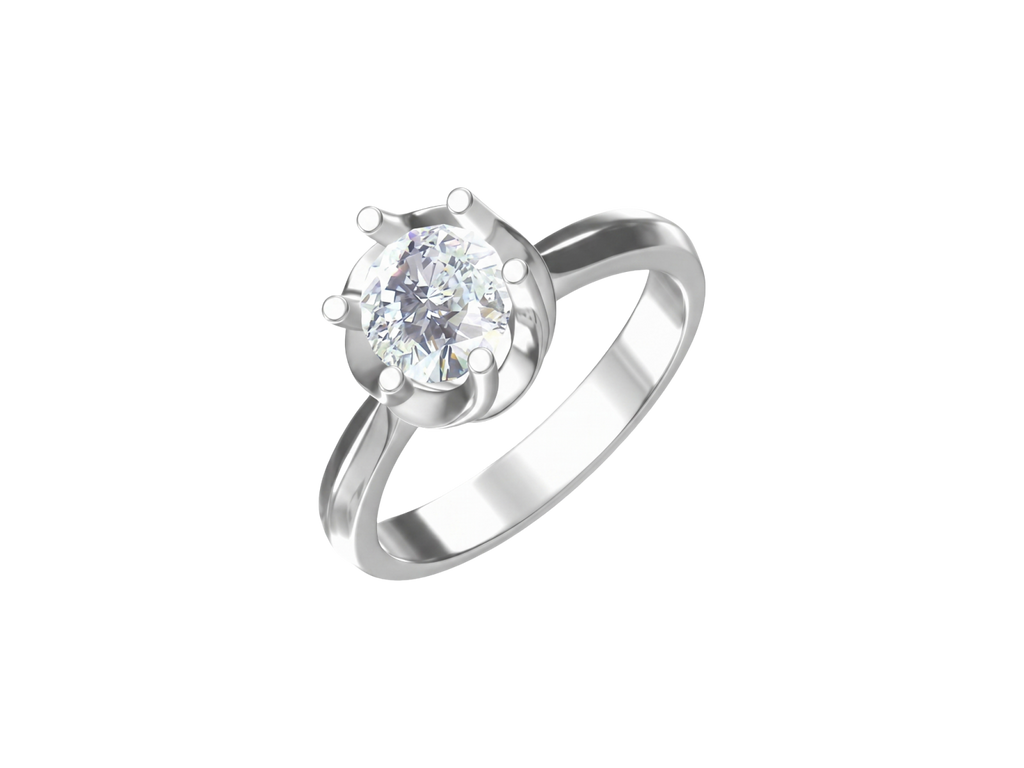 Anello Cyre-The Layered Leaf (Diamante Lab-Grown)