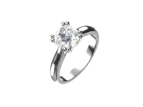 Anello Cyre-The Crown (Diamante Lab-Grown)