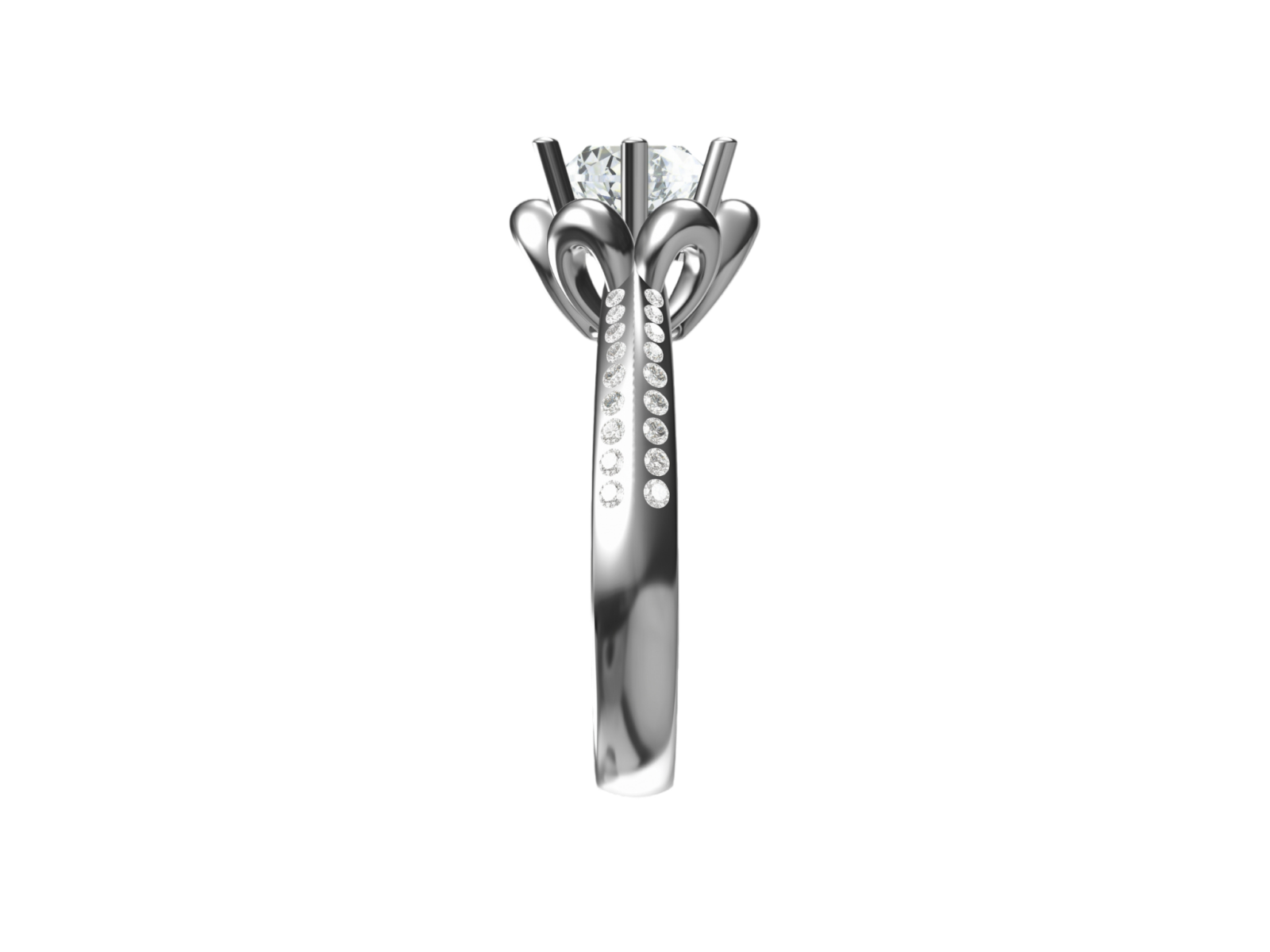 Anello Cyre-The Embrace (Diamante Lab-Grown)