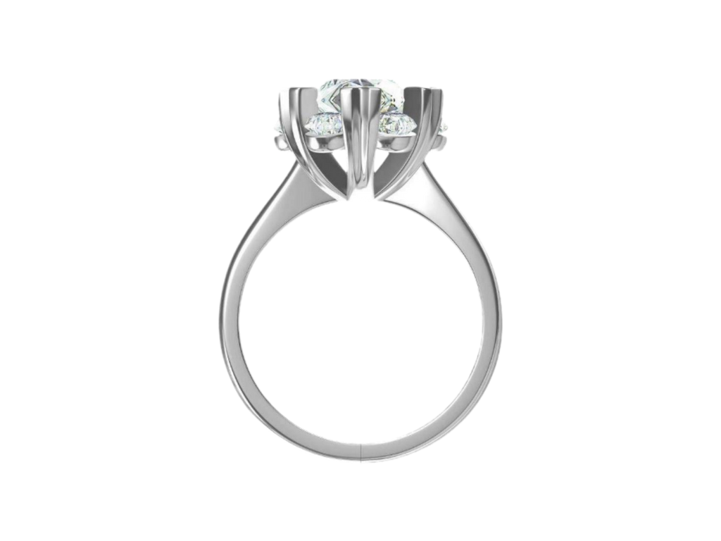 Anello Cyre-The Linked Hearts (Diamante Lab-Grown)