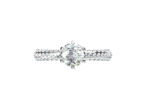 The Convergence lab-grown diamond ring in 18K White Gold — Cyrediamond