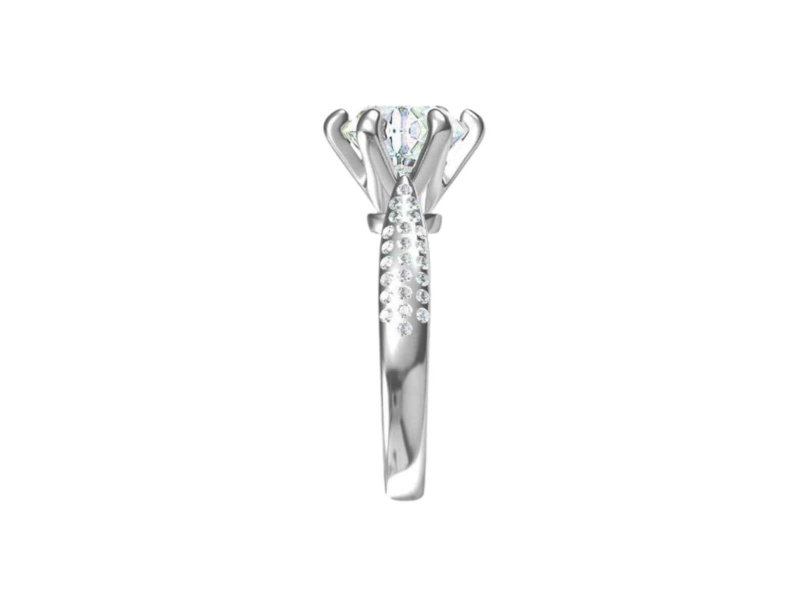Anello Cyre-The Stream of Light (Diamante Lab-Grown)