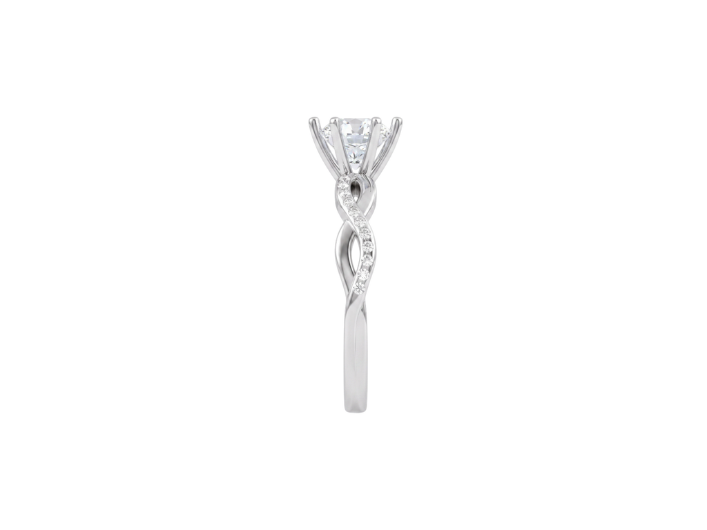 Anello Cyre-The Entwined (Diamante Lab-Grown)