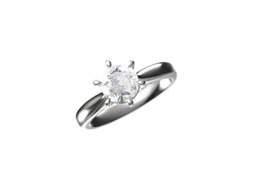 The Dawn lab-grown diamond ring detail view — Cyrediamond