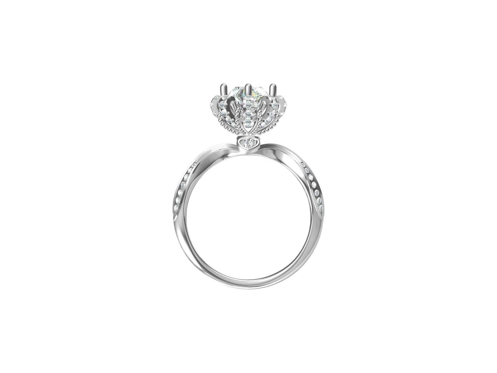 Anello Cyre-The Sovereign (Diamante Lab-Grown)