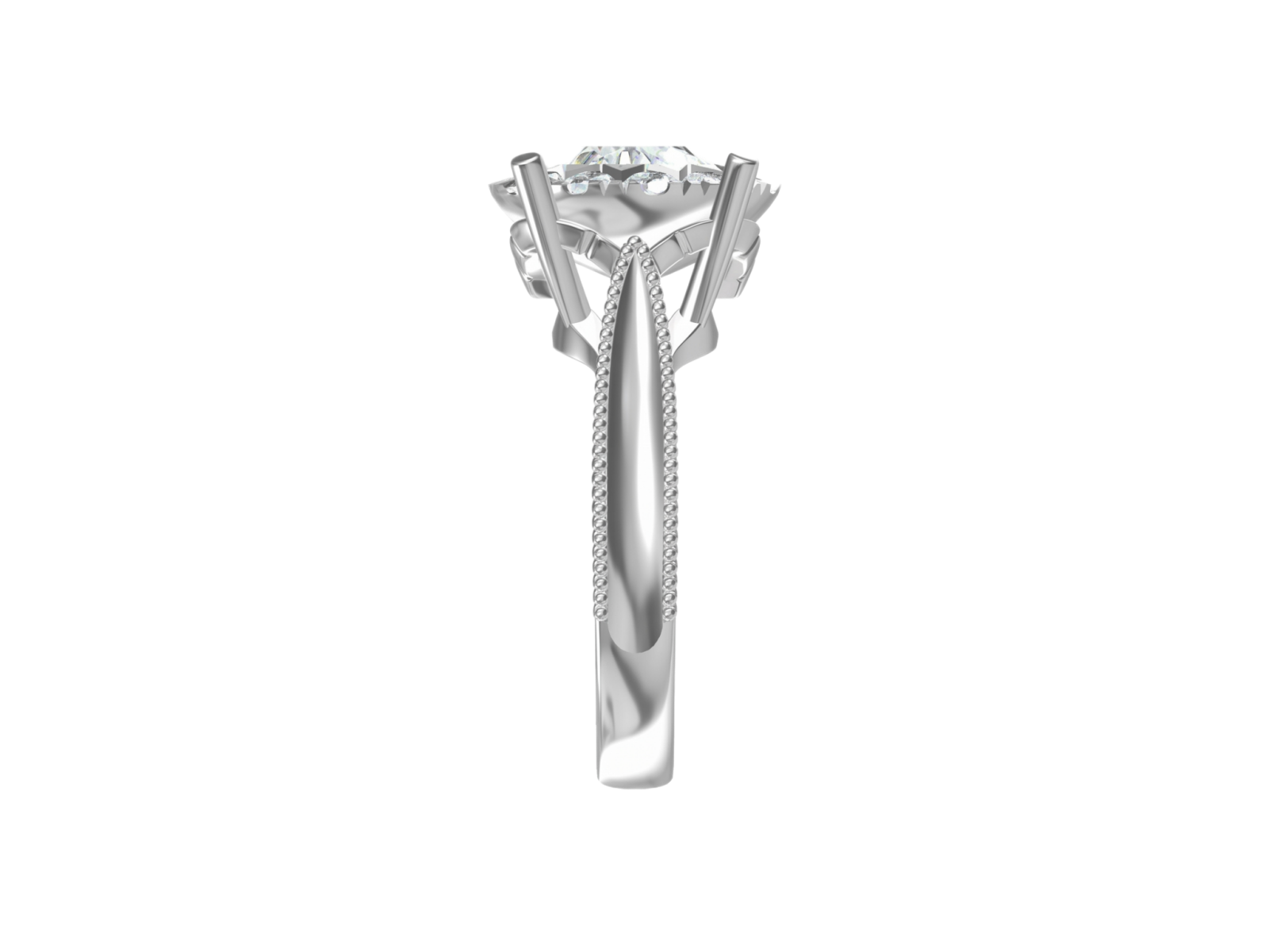 Anello Cyre-The Crown of Light (Diamante Lab-Grown)