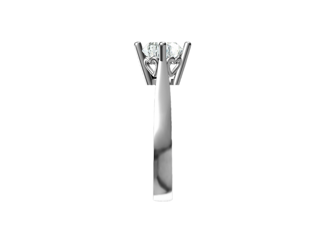 Anello Cyre-The Heart's Cradle (Diamante Lab-Grown)