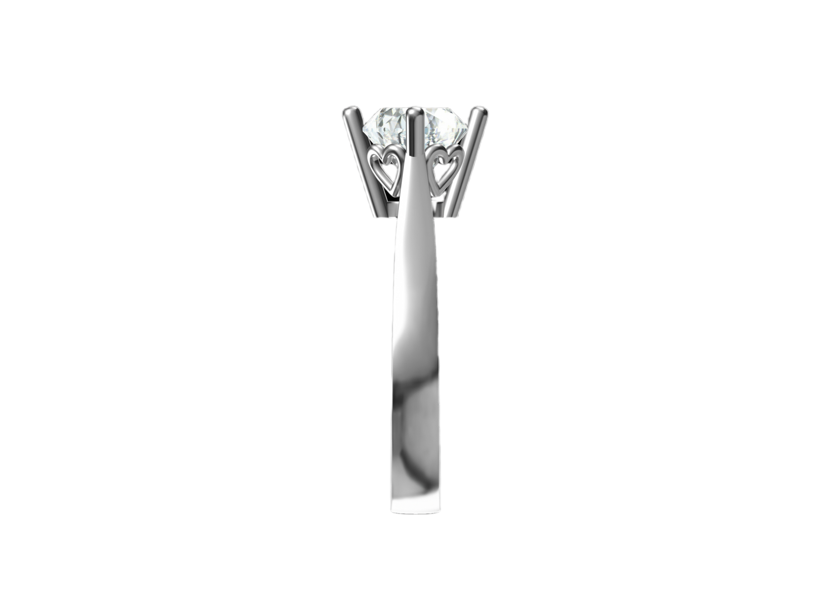 Anello Cyre-The Heart's Cradle (Diamante Lab-Grown)