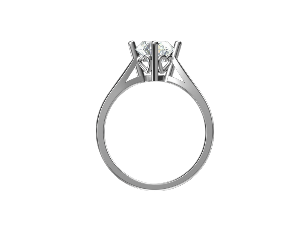 Anello Cyre-The Heart's Cradle (Diamante Lab-Grown)