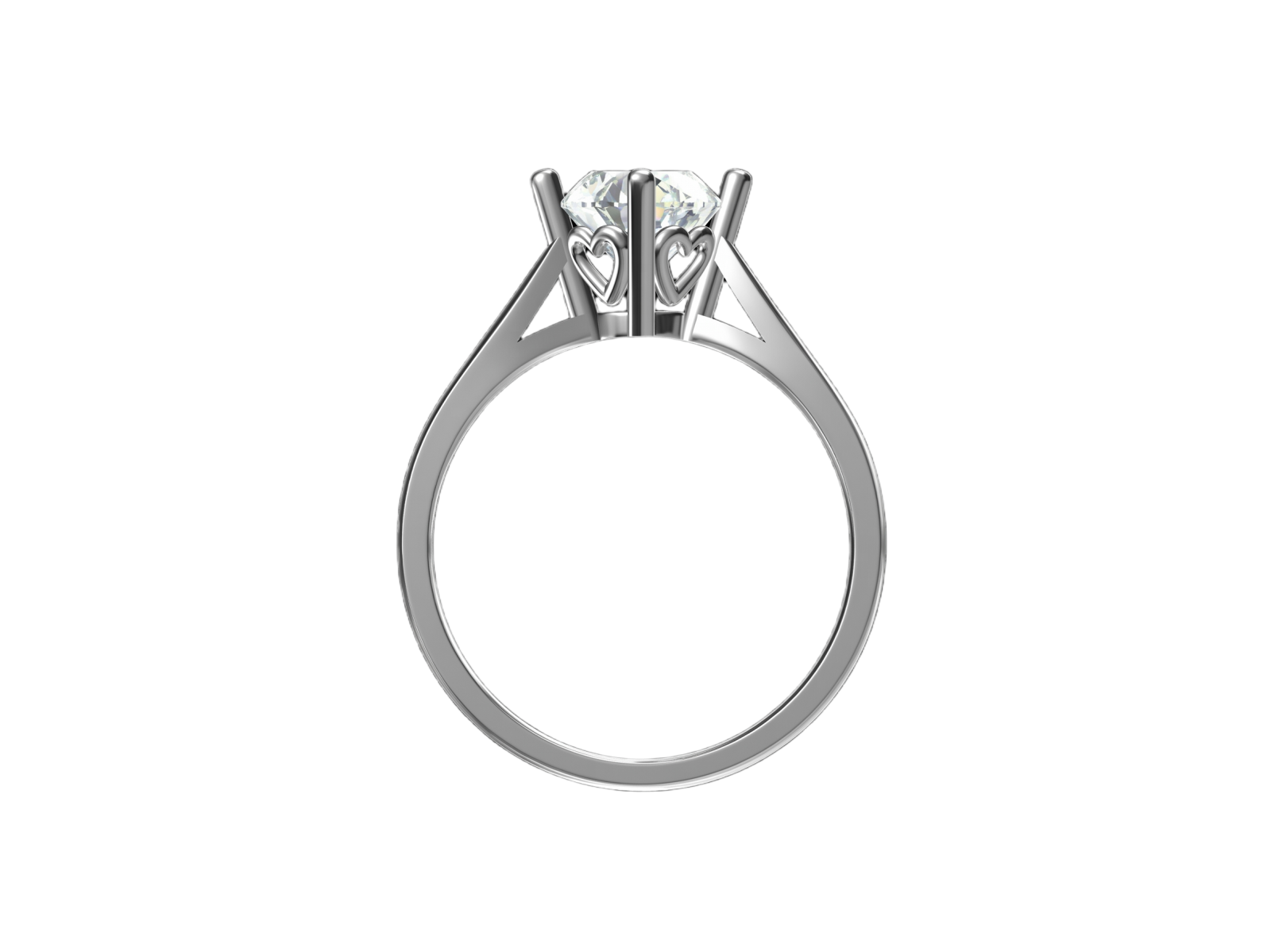 Anello Cyre-The Heart's Cradle (Diamante Lab-Grown)
