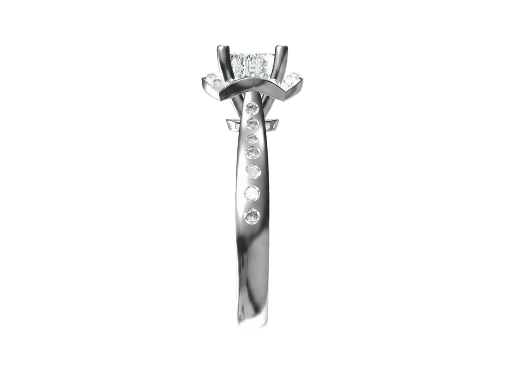 Anello Cyre-The Layered Glow (Diamante Lab-Grown)