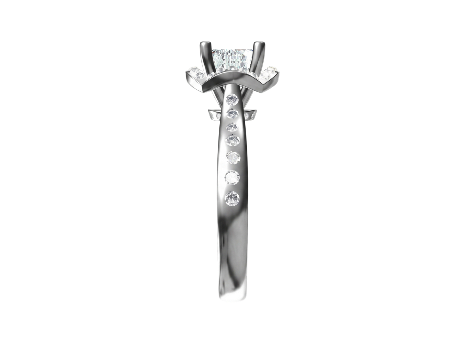Anello Cyre-The Layered Glow (Diamante Lab-Grown)
