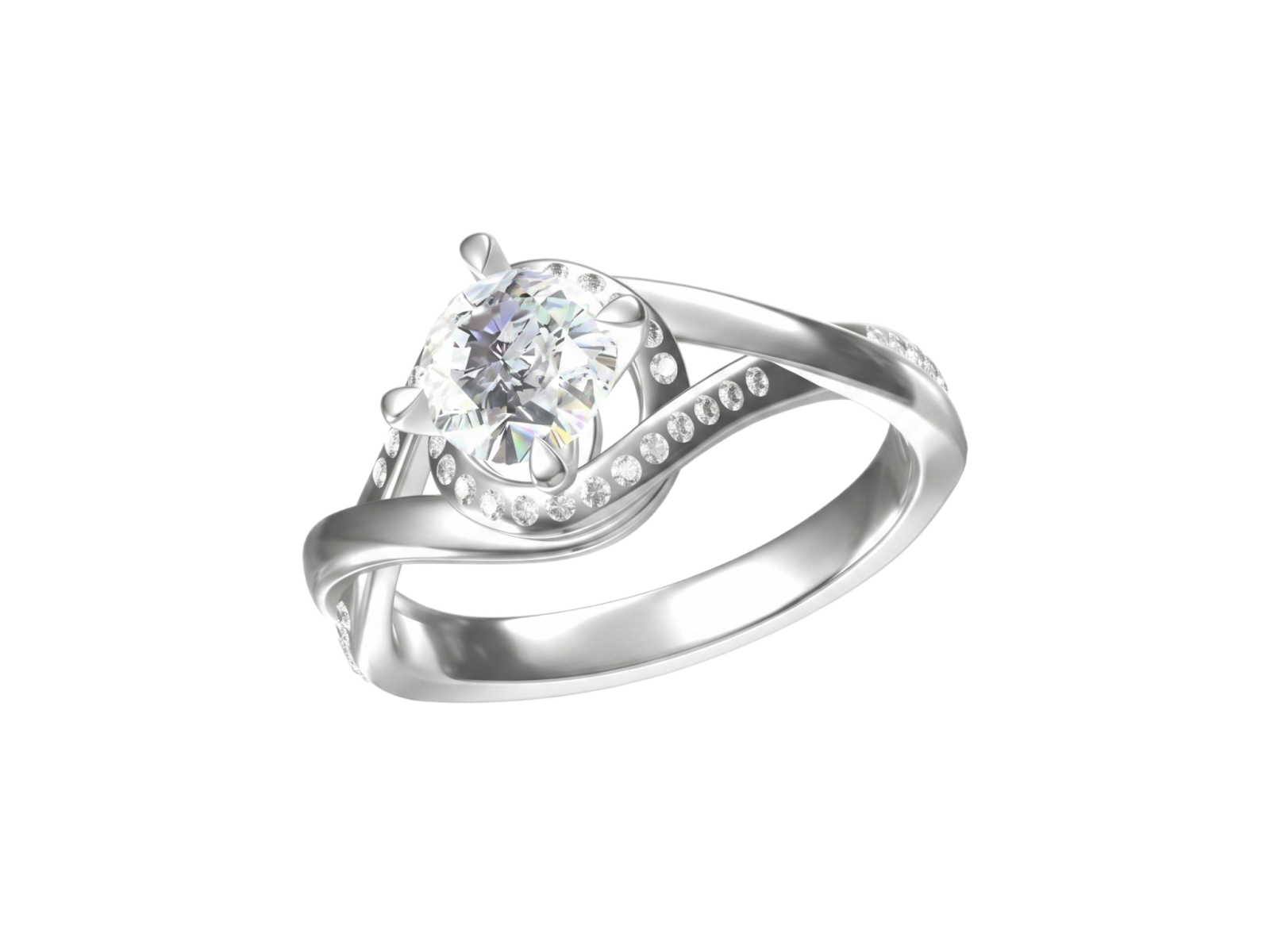 Anello Cyre-The String (Diamante Lab-Grown)