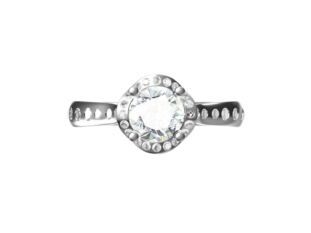 Anello Cyre-The Layered Glow (Diamante Lab-Grown)