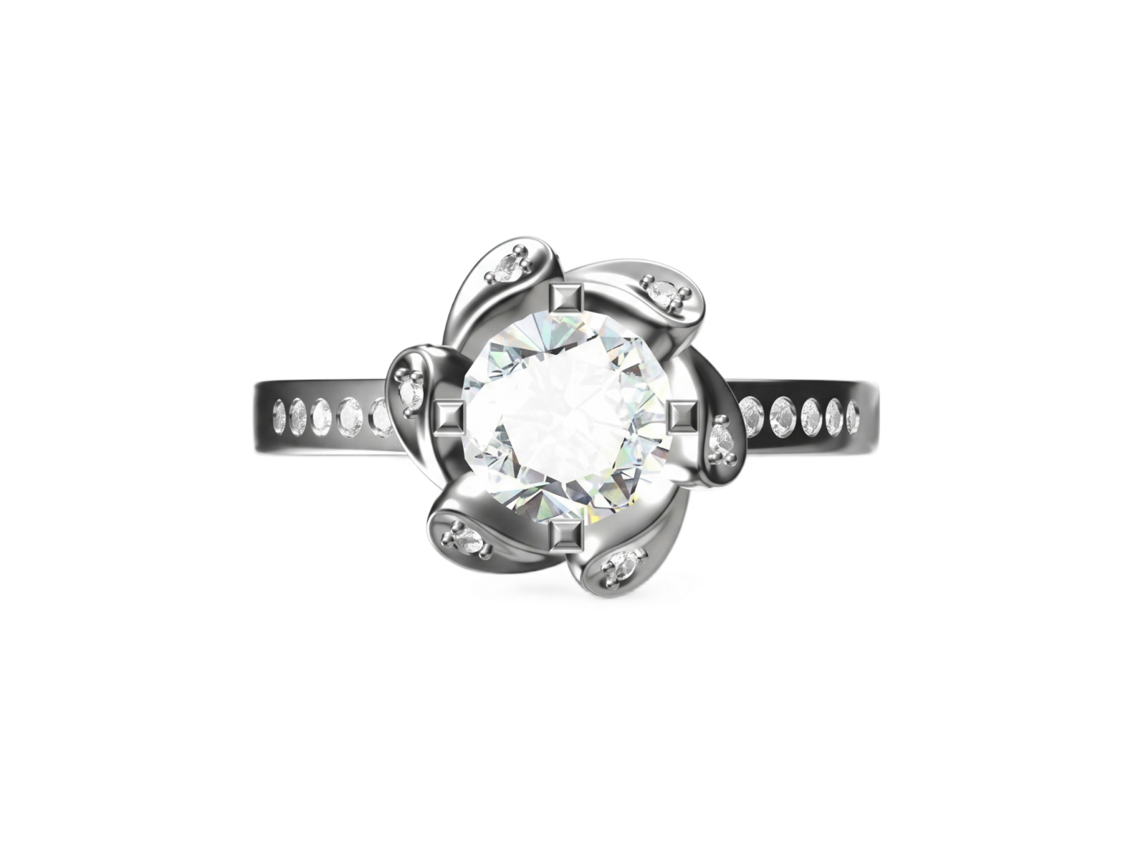 Anello Cyre-The Cluster (Diamante Lab-Grown)