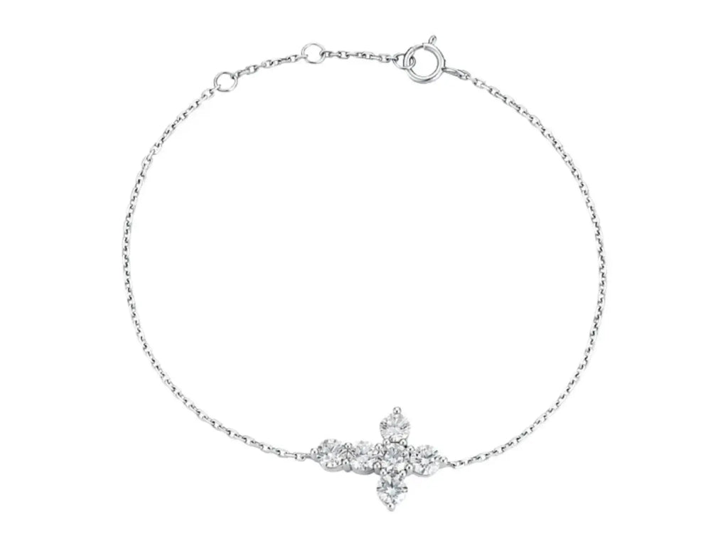 Bracciale Cyre The Crux diamante lab-grown 0.96ct in oro bianco 18K