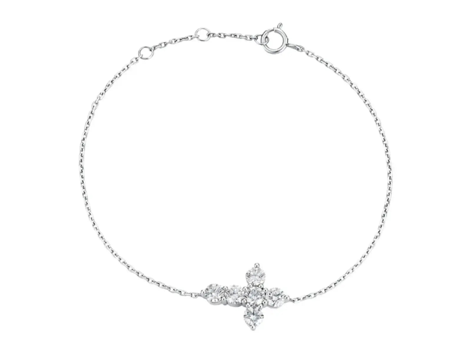 Bracciale Cyre The Crux diamante lab-grown 0.96ct in oro bianco 18K