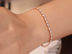 Bracciale tennis Cyre The Vinea diamante lab-grown taglio brillante - vista dettaglio