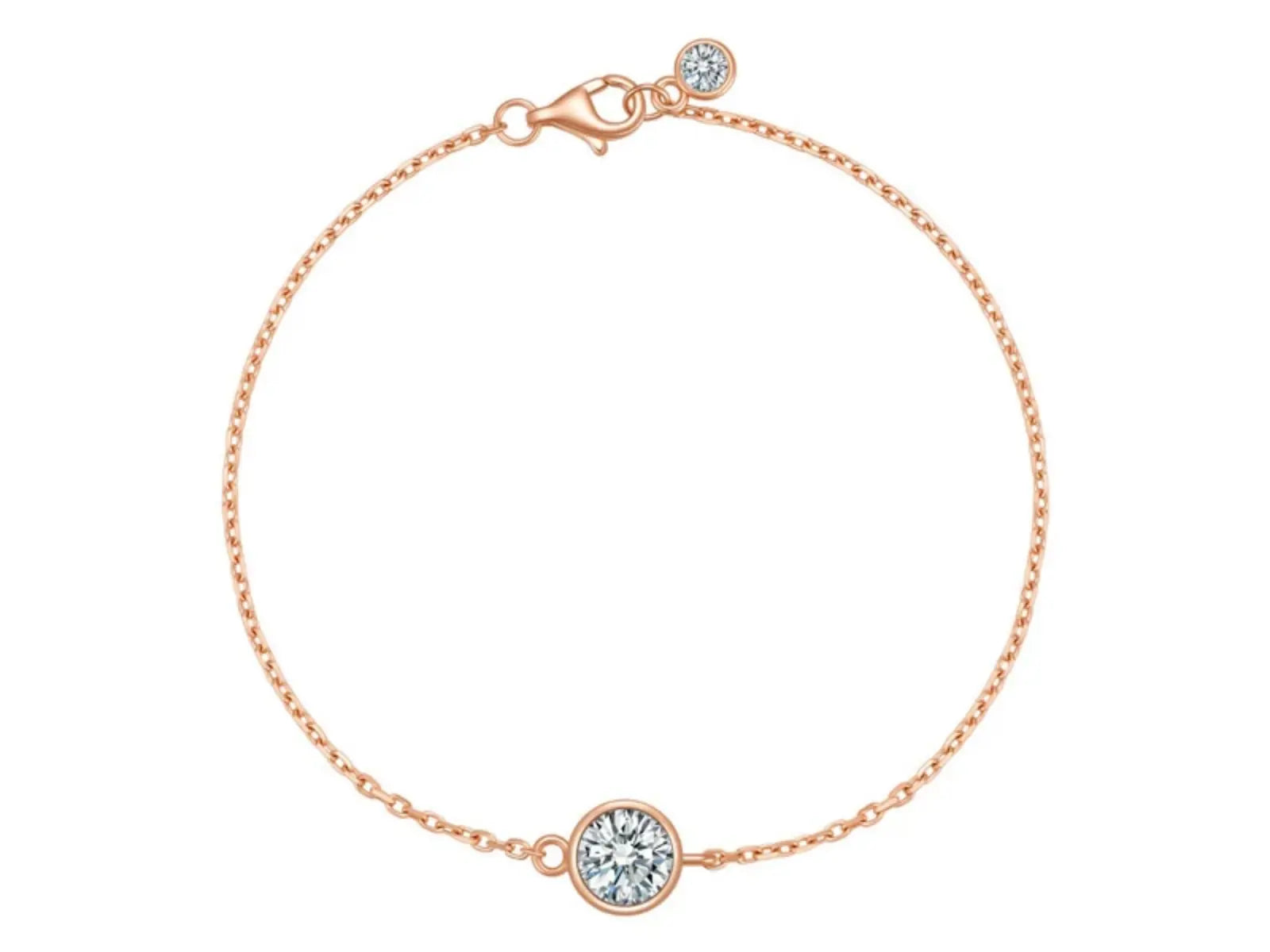 Bracciale Cyre The Sol diamante lab-grown 1ct in oro rosa 18K