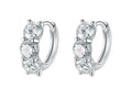 Orecchini Cyre The Triad - Diamante Lab-Grown 2ct Oro Bianco 18K - Cyrediamond