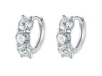 Orecchini Cyre The Triad - Diamante Lab-Grown 2ct Oro Bianco 18K - Cyrediamond
