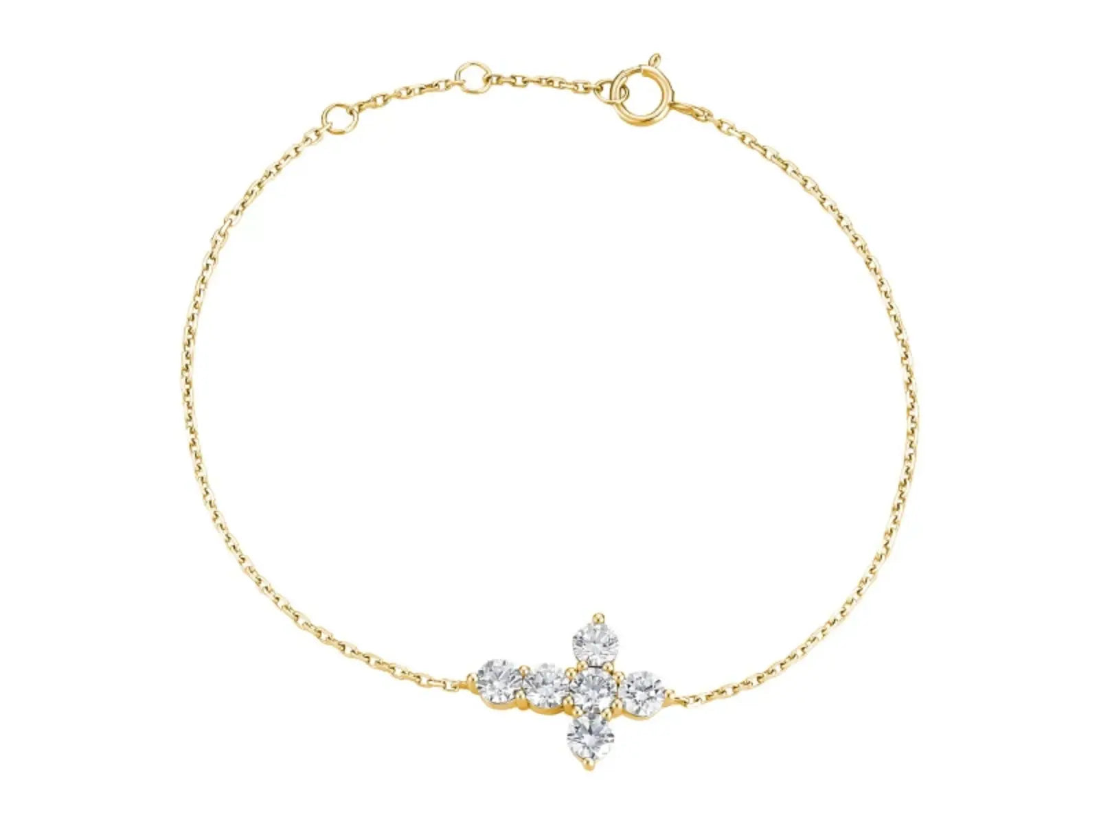 Bracciale Cyre The Crux diamante lab-grown 0.96ct in oro giallo 18K