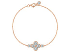Bracciale tennis Cyre The Flora diamante lab-grown 1.7ct in oro rosa 18K