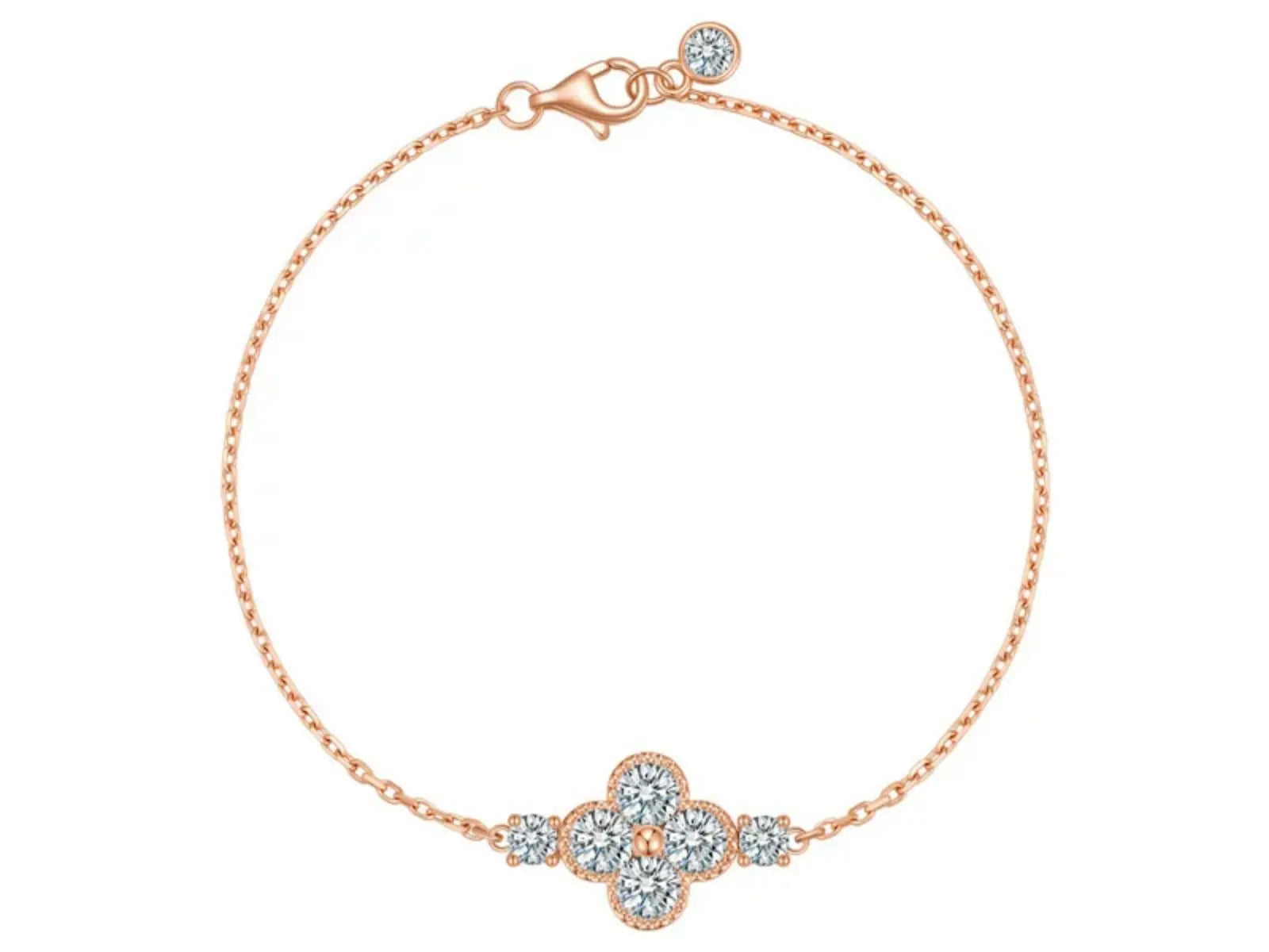 Bracciale tennis Cyre The Flora diamante lab-grown 1.7ct in oro rosa 18K
