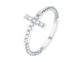 Anello Cyre-The Crux diamante lab-grown oro bianco 18K 