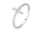 Anello Cyre-The Crux diamante lab-grown oro bianco 18K 