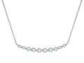 Collana Cyre The Arcus indossata - Diamante Lab-Grown 0.9ct Oro Bianco 18K - Cyrediamond