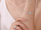 Bracciale Cyre The Solstice diamante lab-grown 1ct in platino PT950