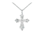 Collana Cyre The Crux con diamante lab-grown 1ct taglio brillante in oro bianco 18K