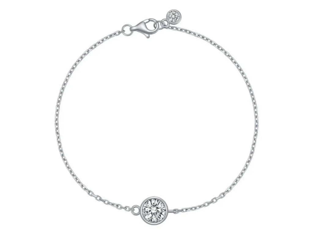 Bracciale Cyre The Sol diamante lab-grown 1ct in oro bianco 18K