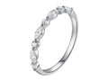 Anello Cyre-The Alterna diamante lab-grown oro bianco 18K vista frontale 